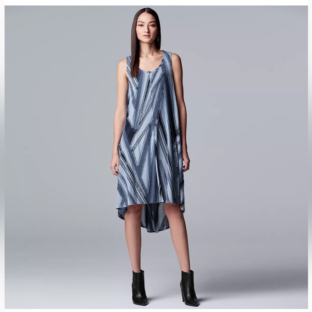 Simply Vera Vera Wang high-low tank Drapeneck Dress